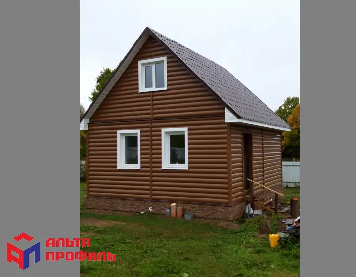 БЛОКХАУС Акриловый сайдинг | Премиум, Дуб светлый ВН-02 3100х320мм