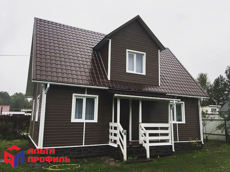 КАНАДА ПЛЮС Акриловый сайдинг | Премиум, Орех тёмный  - 3,66м