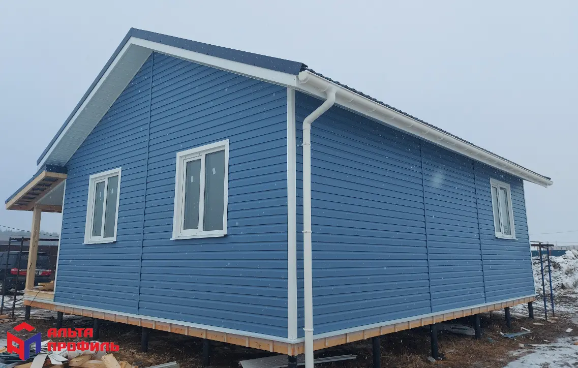 КАНАДА ПЛЮС Акриловый сайдинг | Премиум, Синий - 3,66м