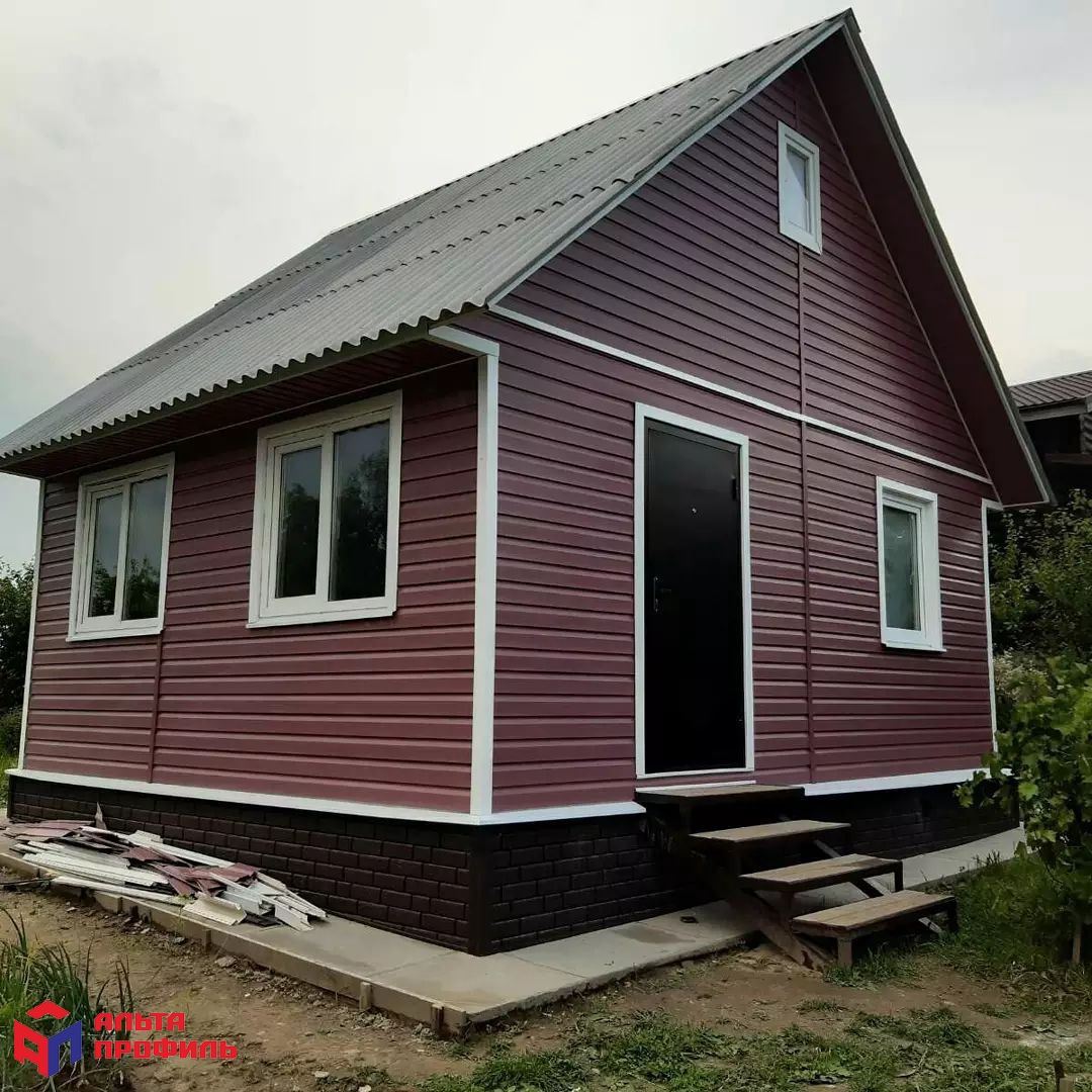 КАНАДА ПЛЮС Акриловый сайдинг | Премиум, Гранатовый - 3,66м