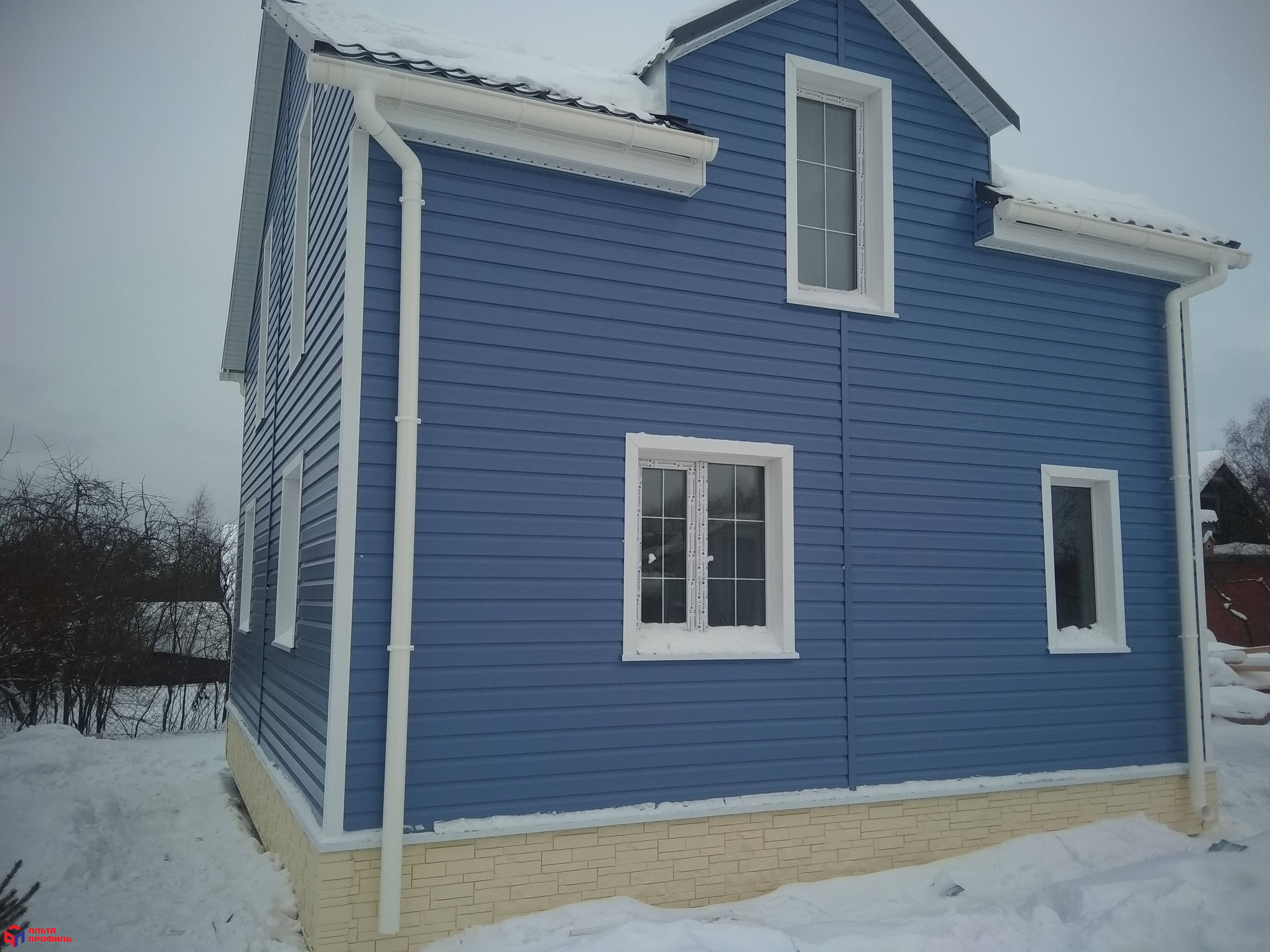 КАНАДА ПЛЮС Акриловый сайдинг | Премиум, Синий - 3,66м